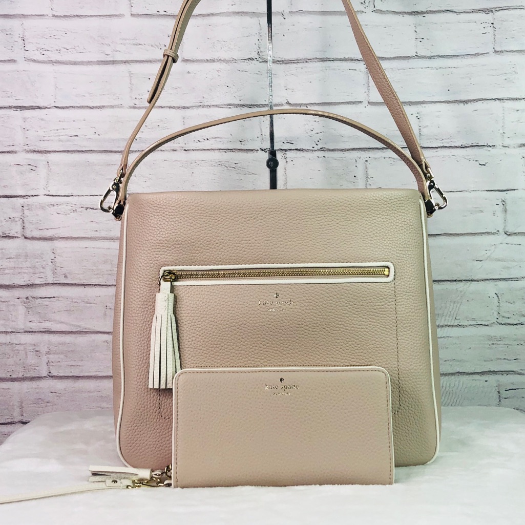 2pcs Kate Spade Michaela Chester Street Bag Wallet
